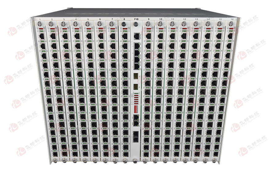 飛暢科技-960路電話光端機（8U 19英寸，SFP 1+1光備份）