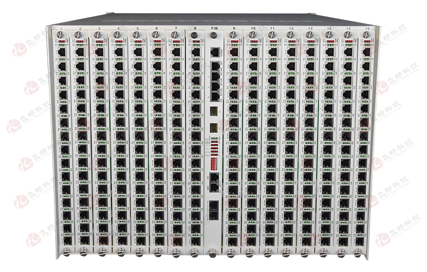 飛暢科技-960路電話光端機（8U 19英寸，SFP 1+1光備份）